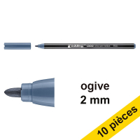 Offre : 10x Edding 1300 feutre (2 mm ogive) - bleu gris