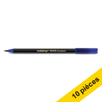 Offre : 10x Edding 1340 feutre pointe pinceau - bleu