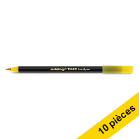Offre : 10x Edding 1340 feutre pointe pinceau - jaune