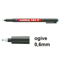 Offre : 10x Edding 141F marqueur permanent (0,6 mm ogive) - bleu