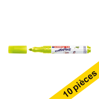 Offre : 10x Edding 14 Funtastics feutre large (3 mm - ogive) - vert jaune