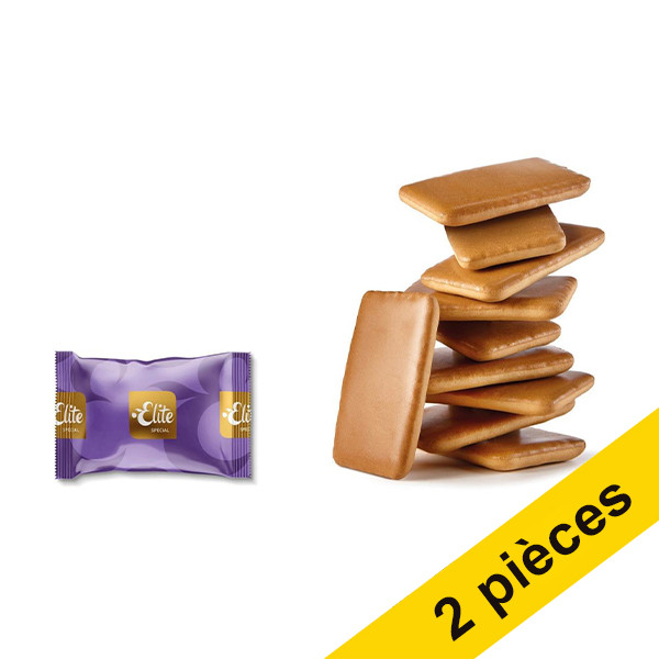 Elite Offre : 2x Elite biscuits Café Noir (120 pièces)  404378 - 1