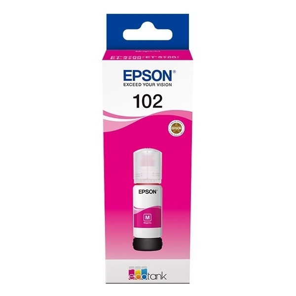 Epson 102 réservoir d'encre (d'origine) - magenta C13T03R340 027174 - 1