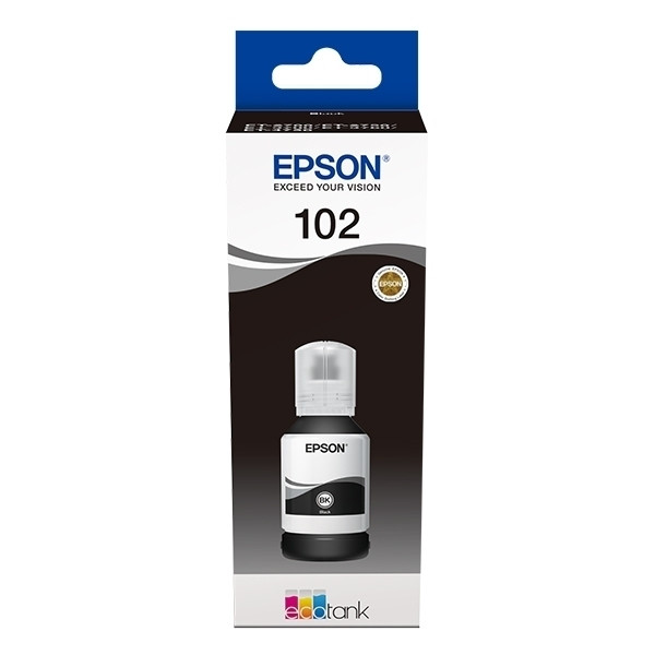 Epson 102 réservoir d'encre (d'origine) - noir C13T03R140 027170 - 1