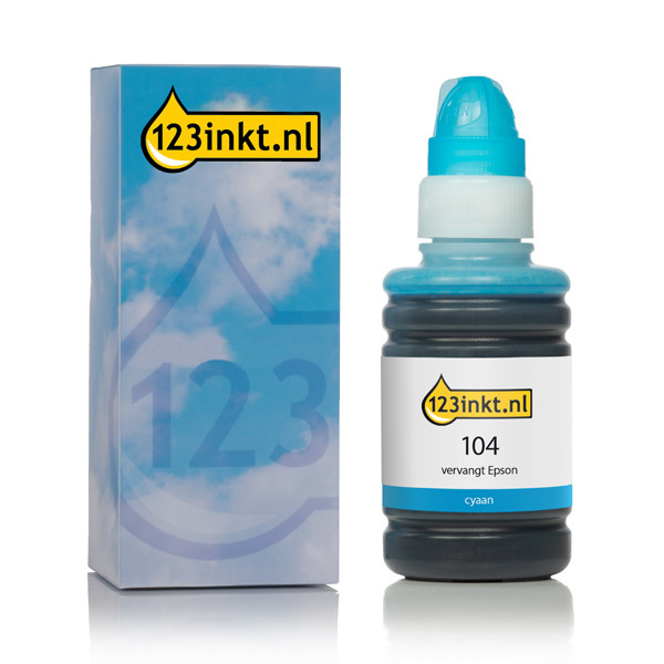✓ Epson bouteille encre 104 cyan couleur cyan en stock - 123CONSOMMABLES
