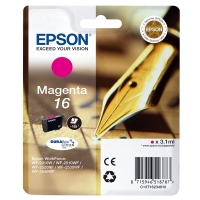 Epson 16 (T1623) cartouche d'encre magenta (d'origine) C13T16234010 C13T16234012 026524