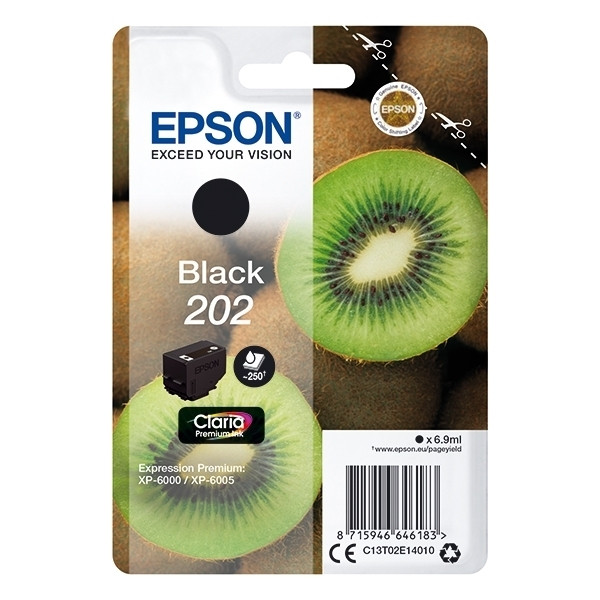 Epson 202 cartouche d'encre (d'origine) - noir C13T02E14010 027126 - 1