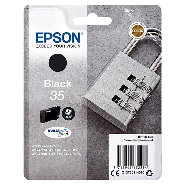 Epson 35 (T3581) cartouche d'encre (d'origine) - noir C13T35814010 903353 - 1