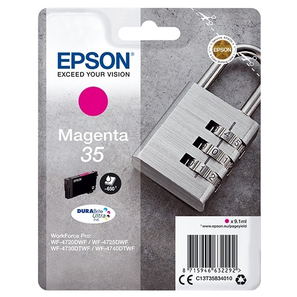 Epson 35 (T3583) cartouche d'encre (d'origine) - magenta C13T35834010 027030 - 1