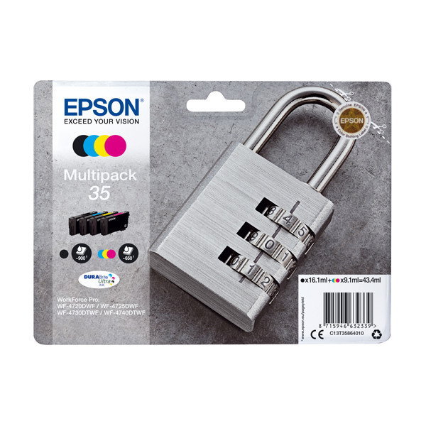 Epson 35 multipack (d'origine) C13T35864010 C13T35864020 652023 - 1