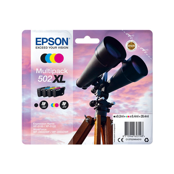 Epson 502XL multipack (d'origine) C13T02W64010 C13T02W64020 652001 - 1