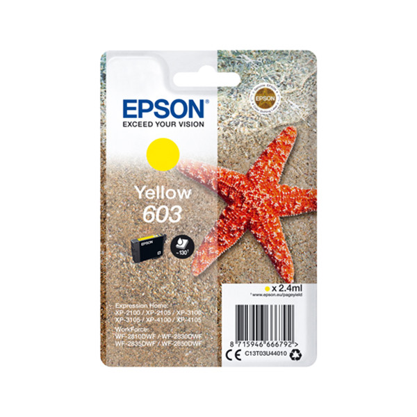 Epson 603 cartouche d'encre jaune (d'origine) Epson
