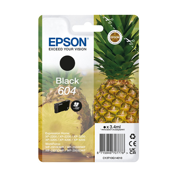 Epson 604 cartouche d'encre (d'origine) - noir Epson