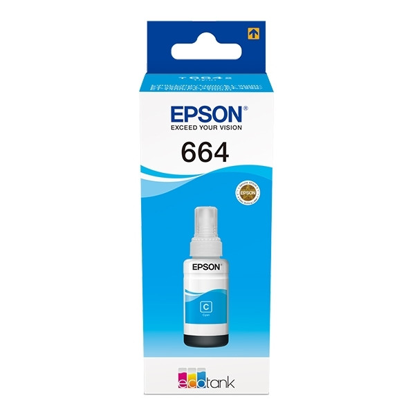 Encre Epson 664 d'origine, multipack de 4 bouteilles pour EcoTank