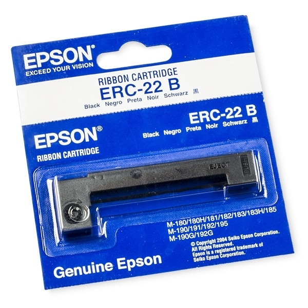 Epson ERC22B ruban encreur noir haute capacité (d'origine) C43S015358 080206 - 1