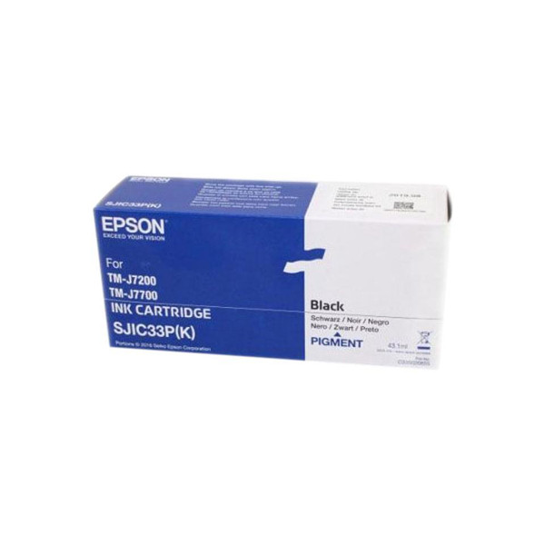 Epson S020655 (SJIC33P) cartouche d'encre noire (d'origine) C33S020655 083406 - 1