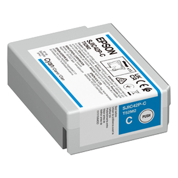 Epson SJIC42P-C cartouche d'encre (d'origine) - cyan C13T52M240 084330 - 1