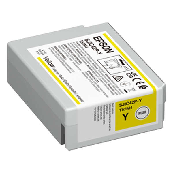 Epson SJIC42P-Y cartouche d'encre (d'origine) - jaune C13T52M440 084334 - 1