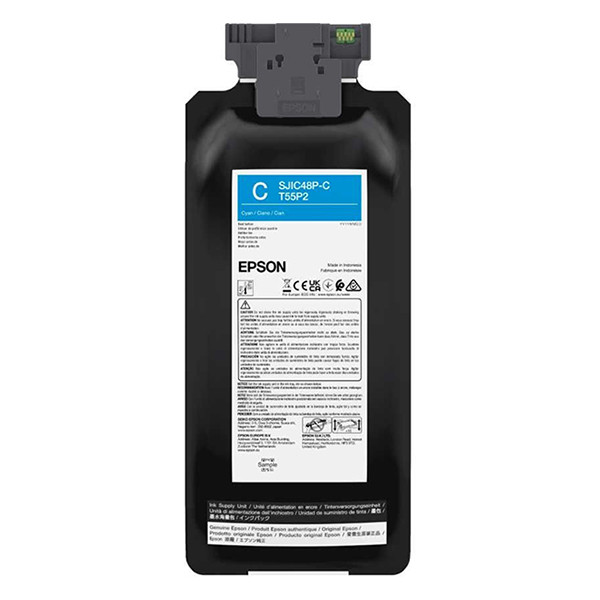 Epson SJIC48P-C cartouche d'encre (d'origine) - cyan C13T55P240 083696 - 1