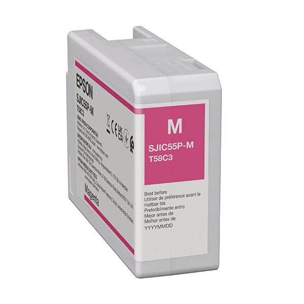 Epson SJIC55P(M) cartouche d'encre (d'origine) - magenta C13T58C340 083802 - 1