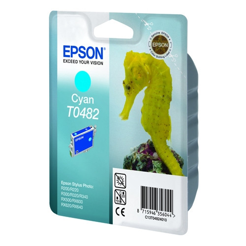 Epson T0482 cartouche d'encre (d'origine) - cyan C13T04824010 022550 - 1