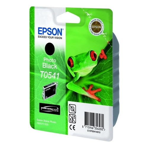 Epson T0541 cartouche photo d'encre noire (d'origine) C13T05414010 022670 - 1