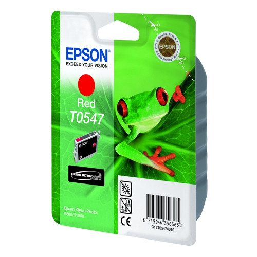 Epson T0547 cartouche d'encre rouge (d'origine) C13T05474010 022750 - 1