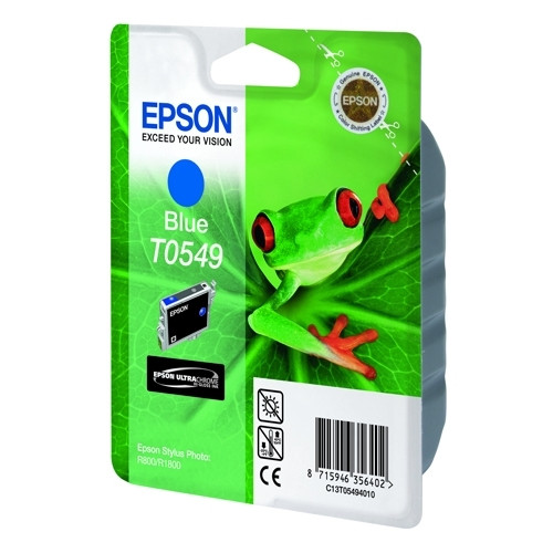 Epson T0549 cartouche d'encre bleue (d'origine) C13T05494010 022790 - 1