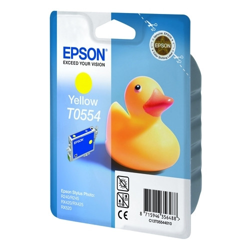 Epson T0554 cartouche d'encre  jaune (d'origine) C13T05544010 022890 - 1