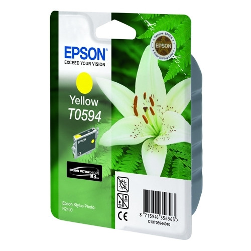 Epson T0594 cartouche d'encre jaune (d'origine) C13T05944010 022965 - 1