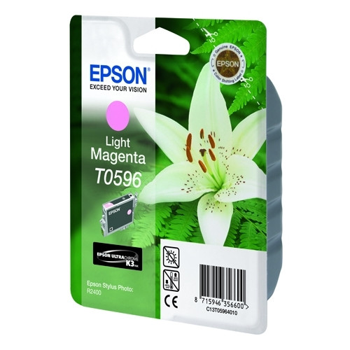 Epson T0596 cartouche d'encre magenta clair (d'origine) C13T05964010 022975 - 1