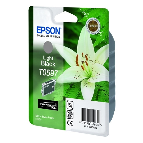 Epson T0597 cartouche d'encre noire (d'origine) C13T05974010 022980 - 1