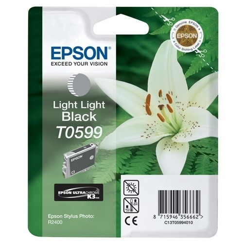 Epson T0599 cartouche d'encre noire très claire (d'origine) C13T05994010 901946 - 1