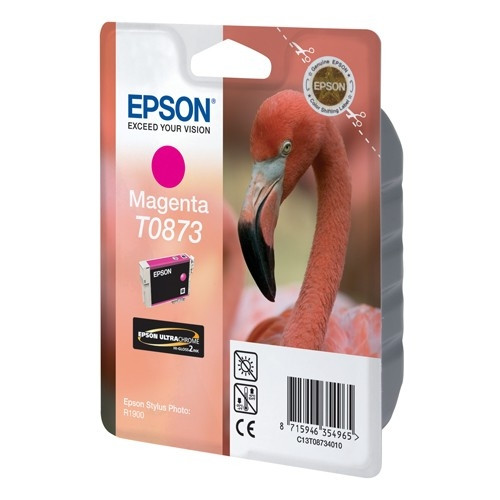 Epson T0873 cartouche d'encre magenta (d'origine) C13T08734010 902964 - 1