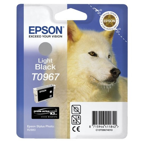 Epson T0967 cartouche d'encre noire (d'origine) C13T09674010 902500 - 1