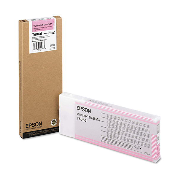 Epson T6066 cartouche d'encre magenta clair intense haute capacité (d'origine) C13T606600 904823 - 1