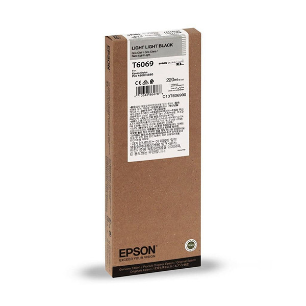 Epson T6069 cartouche d'encre noire extra claire à haute capacité (d'origine) C13T606900 902539 - 1