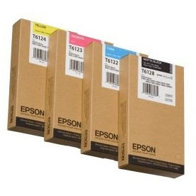 Epson T6128 cartouche d'encre noire mate à haute capacité (d'origine) C13T612800 902559 - 1