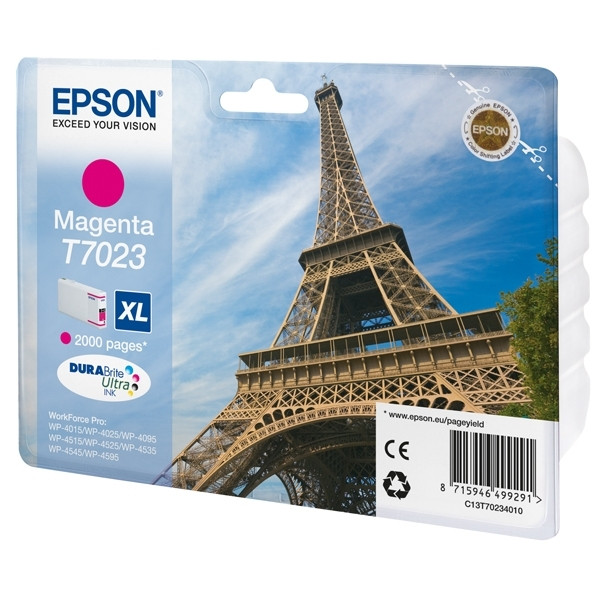 Epson T7023 cartouche d'encre magenta haute capacité (d'origine) C13T70234010 026418 - 1