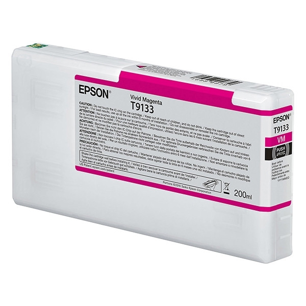 Epson T9133 cartouche d'encre magenta (d'origine) C13T913300 026990 - 1