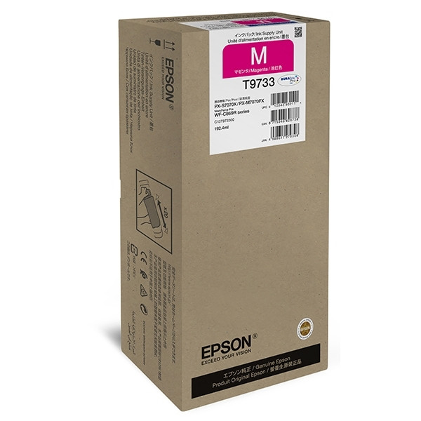 Epson T9733 cartouche d'encre magenta haute capacité (d'origine) C13T973300 027046 - 1