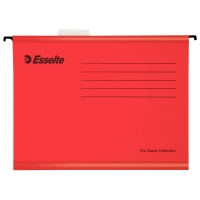 Esselte Classic dossier suspendu renforcé pour folio (25 pièces) - rouge 90378 203237