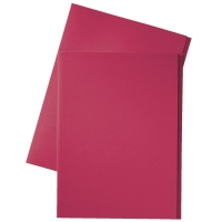 Esselte chemise en carton avec bord décalé de 10 mm folio (100 chemises) - rouge 1032415 203672
