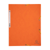 Exacompta chemise à élastique en carton lustré A4 - orange