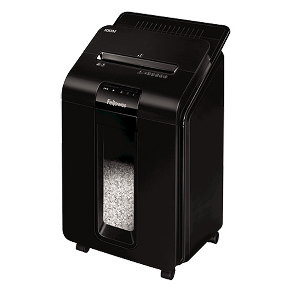 Fellowes AutoMax 100M Mini-Cut déchiqueteuse copeaux - noir 4629201 213112 - 2