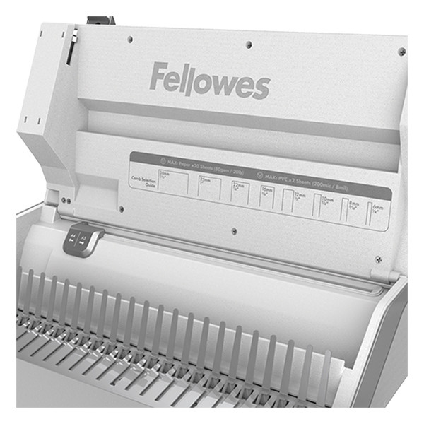 Fellowes Lyra perforelieuse 3-en-1 - blanc 5603101 213073 - 4