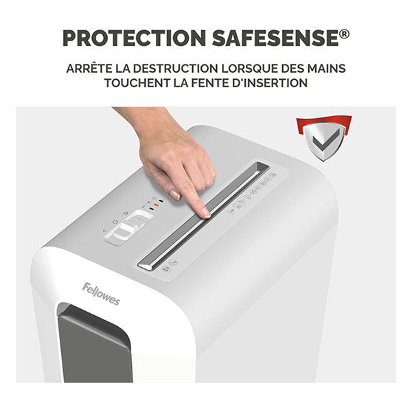 Fellowes Powershred LX65 déchiqueteuse - blanc 1000110076 213005 - 4