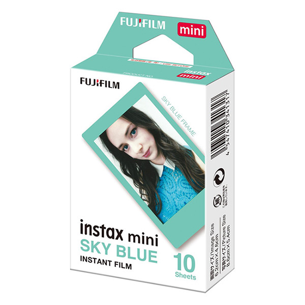 Fujifilm instax mini film Skye Blue (10 feuilles) 16537055 150825 - 2