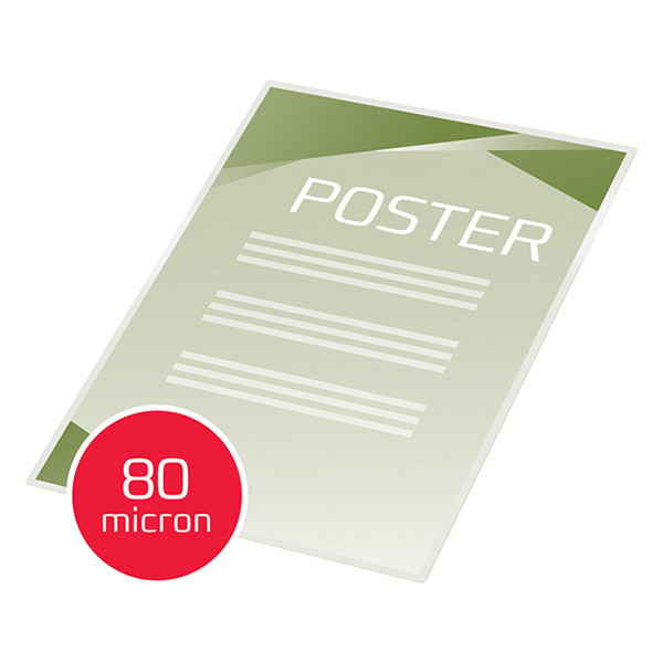 GBC pochette de plastification pour document A2 brillante 2x80 microns (100 pièces) IB589782 207585 - 4