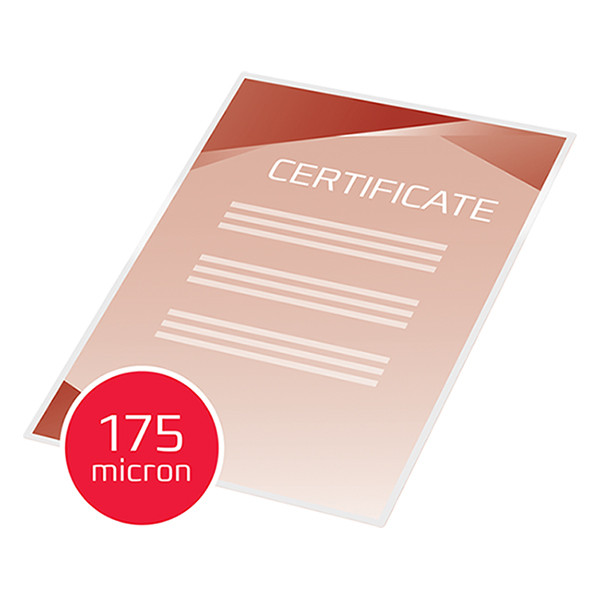 GBC pochette de plastification pour document A4 brillante 2x175 microns (100 pièces) 3200724 207006 - 4